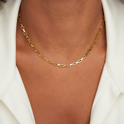 Venna Everyday Gold-Tone Chain Necklace
