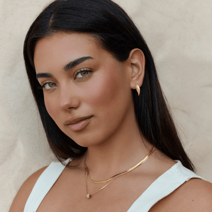 Heritage Gold-Tone Leaf Drop Earrings