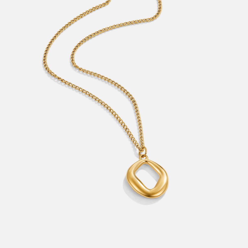 Zola Angular Shapes Gold-Tone Everyday Necklace