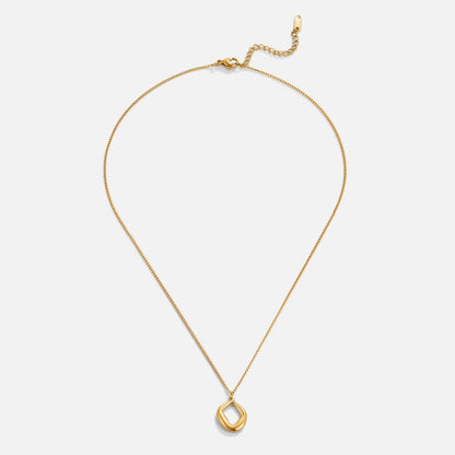 Zola Angular Shapes Gold-Tone Everyday Necklace